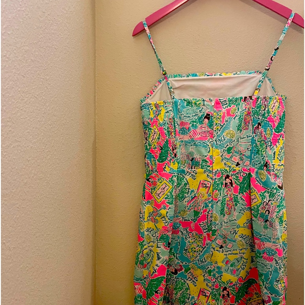Lilly Pulitzer Jesse Ruffle Romper Size 6 Design Pop Up In The Beginning.
